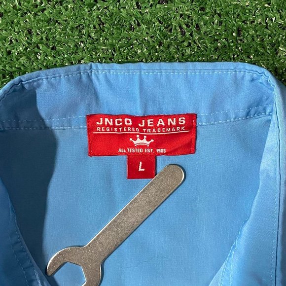 Vintage Y2K JNCO button up shortsleeve shirt. - Picture 6 of 6